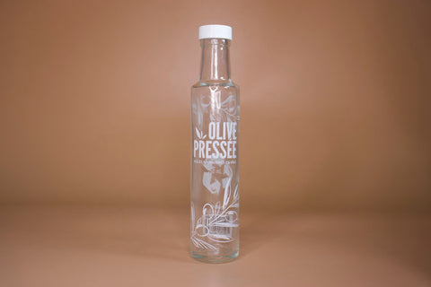 Olive Pressée Glass Bottle
