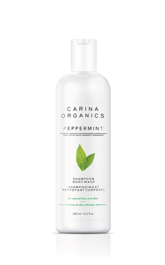 Carina Organics Shampoo and Body Wash – Peppermint