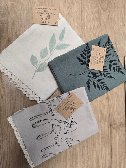 Your Green Kitchen Linens