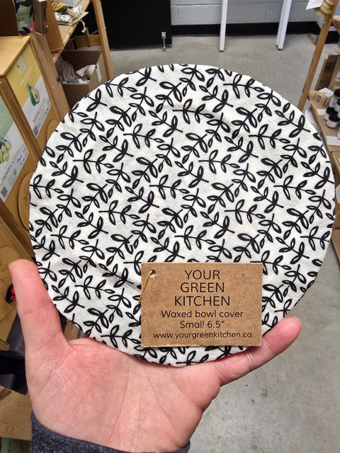 Waxed Fabric Bowl Covers