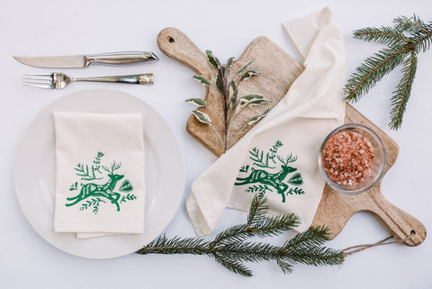 Your Green Kitchen Linens